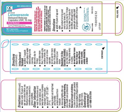 Bottle Label (Cdma Lanso Caps 14ct Bottle Label)